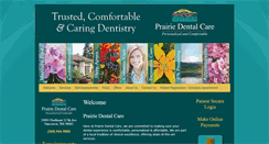 Desktop Screenshot of prairiedental-care.com